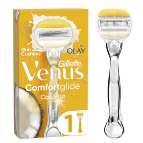 Жіноча бритва Gillette venus pro comfortglide coconut, з 3 змінними головками